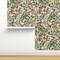 Victorian Luna Moth Arts And Crafts Pollinators Art Nouveau Entomology Lepidoptera Custom Removable Wallpaper by Spoonflower Peel & Stick Wallpaper 2FT Wide